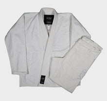 Load image into Gallery viewer, "JUST A GIRL" VOID 2.0 FEMALE GI - WHITE (IBJJF LEGAL)