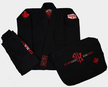 Load image into Gallery viewer, FEMALE CANADA 3.0- LIMITED EDITION JIU JITSU GI - BLACK (IBJJF Legal)