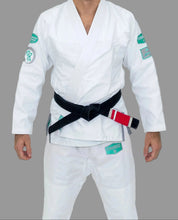 Load image into Gallery viewer, FEMALE - COMP 2.0 JIU JITSU GI - WHITE/MINT