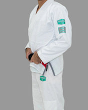 Load image into Gallery viewer, FEMALE - COMP 2.0 JIU JITSU GI - WHITE/MINT
