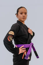 Load image into Gallery viewer, FEMALE - COMP 2.0 JIU JITSU GI - BLACK