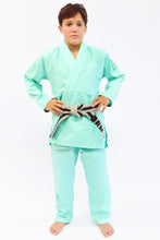 Load image into Gallery viewer, KIDS - PASTEL COLLECTION JIU JITSU GI - MINT