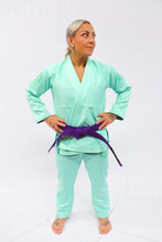 Load image into Gallery viewer, FEMALE - PASTEL COLLECTION JIU JITSU GI - MINT