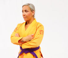Load image into Gallery viewer, FEMALE - PASTEL COLLECTION JIU JITSU GI - ORANGE