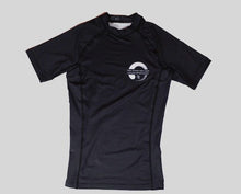 Load image into Gallery viewer, ADULTS - LIMITLESS 2.0 S/S RASH GUARD- BLACK/WHITE