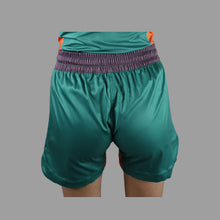 Load image into Gallery viewer, FEMALE - FREESTYLE SHORTS - GREEN/ORANGE