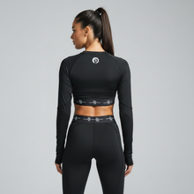 Load image into Gallery viewer, FEMALE - COMPRESSION CROP RASH GUARD