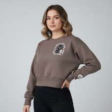 Load image into Gallery viewer, FEMALE - BREAK THE RULES CREWNECK CROP