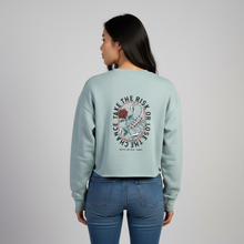 Load image into Gallery viewer, FEMALE - GENTLE ART SCORPION CROP CREWNECK