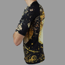 Load image into Gallery viewer, ADULTS - SAMURAI S/S RASH GUARD - GOLD/BLACK