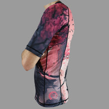 Load image into Gallery viewer, ADULTS - SAMURAI S/S RASH GUARD - BLACK/PINK