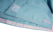 Load image into Gallery viewer, THE CHALLENGER 2.0 FEMALE JIU JITSU GI - SKY BLUE (FREE WHITE BELT)**LIMITED STOCK**