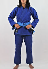 Load image into Gallery viewer, THE VOID FEMALE JIU JITSU GI - BLUE (FREE WHITE BELT)**LIMITED STOCK**