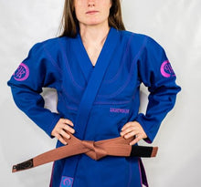 Load image into Gallery viewer, LIGHT WEIGHT FEMALE JIU JITSU GI - BLUE **LIMITED STOCK **