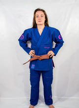 Load image into Gallery viewer, LIGHT WEIGHT FEMALE JIU JITSU GI - BLUE **LIMITED STOCK **