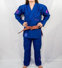 Load image into Gallery viewer, LIGHT WEIGHT FEMALE JIU JITSU GI - BLUE **LIMITED STOCK **