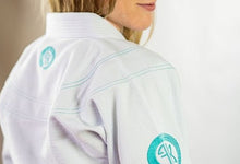 Load image into Gallery viewer, LIGHT WEIGHT FEMALE JIU JITSU GI - WHITE **LIMITED STOCK **