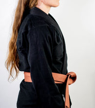 Load image into Gallery viewer, THE VOID FEMALE JIU JITSU GI - BLACK (FREE WHITE BELT)**LIMITED STOCK**