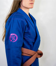Load image into Gallery viewer, LIGHT WEIGHT FEMALE JIU JITSU GI - BLUE **LIMITED STOCK **