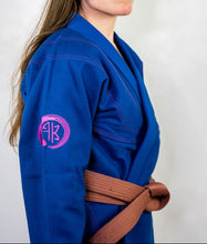 Load image into Gallery viewer, LIGHT WEIGHT FEMALE JIU JITSU GI - BLUE **LIMITED STOCK **