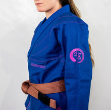 Load image into Gallery viewer, LIGHT WEIGHT FEMALE JIU JITSU GI - BLUE **LIMITED STOCK **