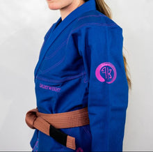 Load image into Gallery viewer, LIGHT WEIGHT FEMALE JIU JITSU GI - BLUE **LIMITED STOCK **