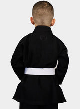 Load image into Gallery viewer, KIDS SILENT SHADOW JIU JITSU GI - BLACK (FREE WHITE BELT)
