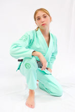 Load image into Gallery viewer, KIDS - PASTEL COLLECTION JIU JITSU GI - MINT
