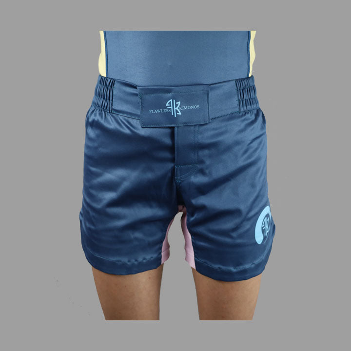 FEMALE  - FREESTYLE SHORTS - BLUE/PINK