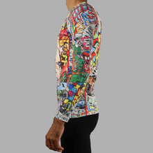 Load image into Gallery viewer, ADULTS - LONG SLEEVE GRAFFITI RASH GUARD - UNISEX
