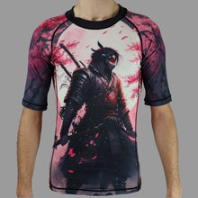 Load image into Gallery viewer, KIDS - SAMURAI S/S RASH GUARD- BLACK/PINK(UNISEX)
