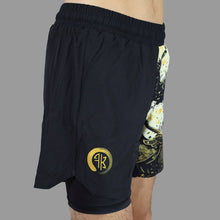 Load image into Gallery viewer, ADULTS -  SAMURAI SHORTS - BLACK/GOLD
