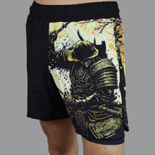 Load image into Gallery viewer, ADULTS -  SAMURAI SHORTS - BLACK/GOLD
