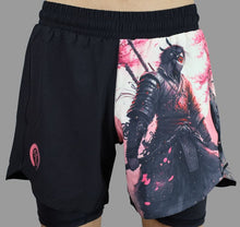 Load image into Gallery viewer, FEMALE - SAMURAI SHORTS - BLACK/PINK
