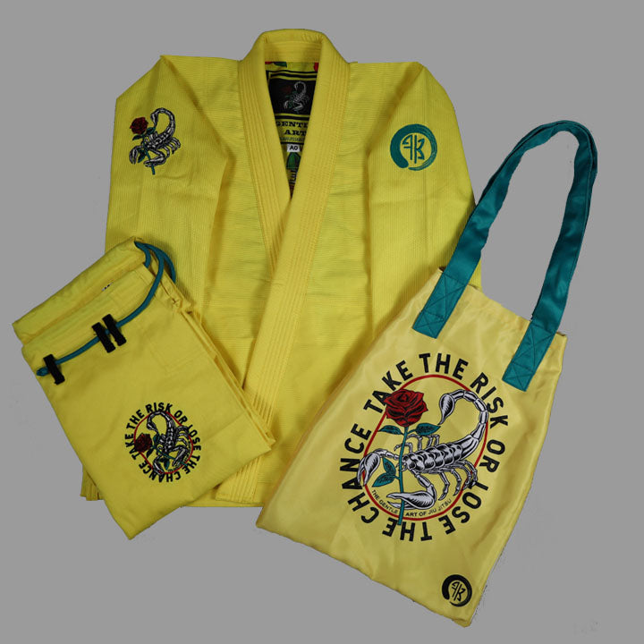 KIDS - SCORPION JIU JITSU GI - CANARY YELLOW (LIMITED EDITION/STOCK)
