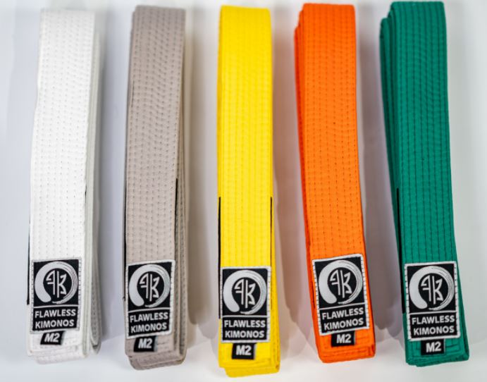 Flawless Kids Solid Colored BJJ Belts | Flawless Kimonos – Flawless ...