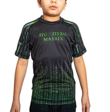 Load image into Gallery viewer, KIDS JIU JITSU MATRIX S/S RASH GUARD - UNISEX (LIMITED STOCK)

