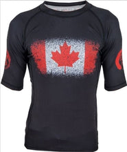 Load image into Gallery viewer, KIDS CANADA S/S RASH GUARD - UNISEX
