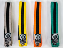 Load image into Gallery viewer, FLAWLESS KIDS BLACK STRIPE BELTS
