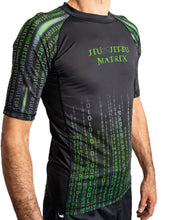 Load image into Gallery viewer, ADULTS  JIU JITSU MATRIX S/S RASH GUARD - (LIMITED STOCK)
