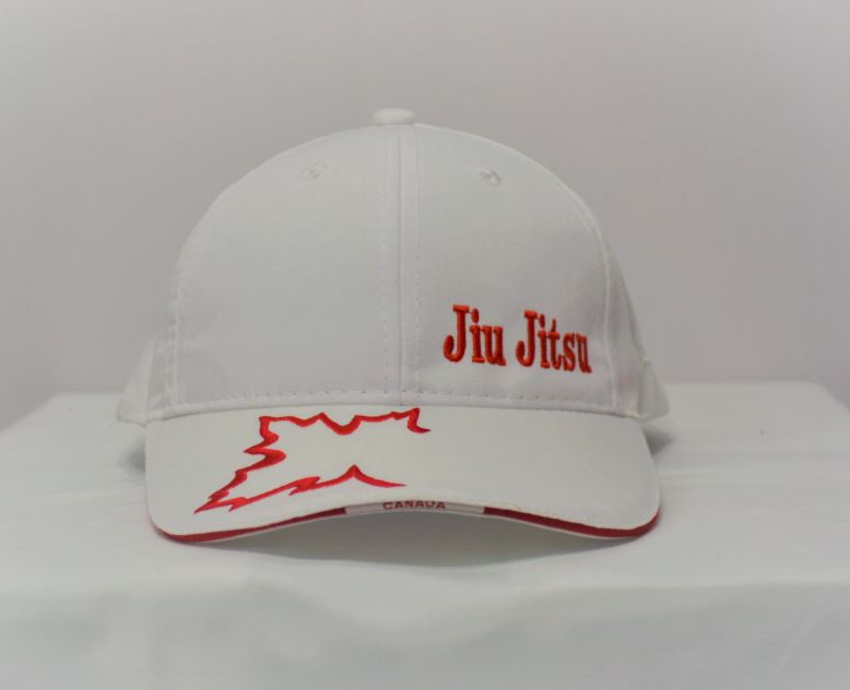 Jiu Jitsu Canada - 6 Panel Hat - White