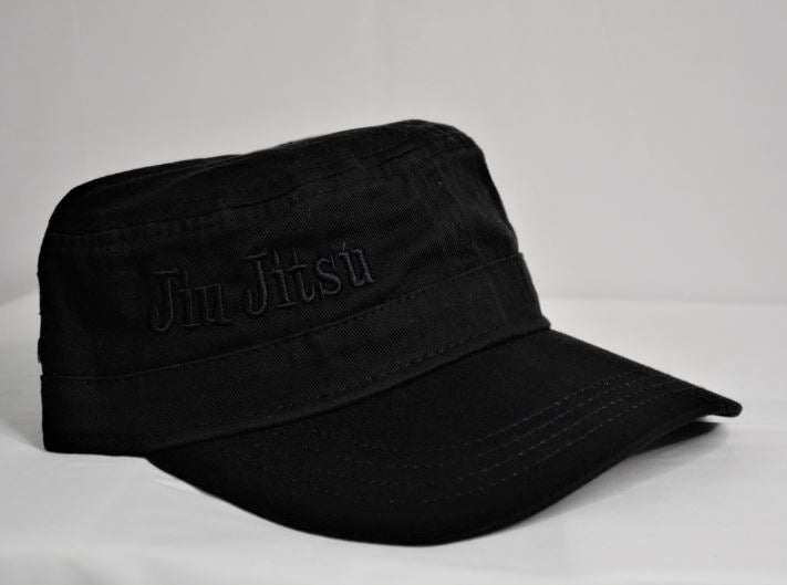 Jiu Jitsu Military Fidel Hat- Black