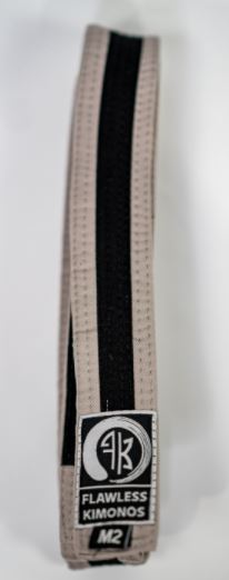 FLAWLESS KIDS BLACK STRIPE BELTS