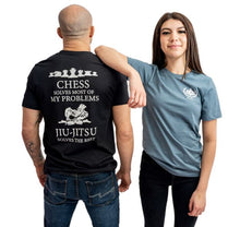 Load image into Gallery viewer, ADULTS JIU JITSU CHESS TEE (UNISEX) (LIMITED TEE)

