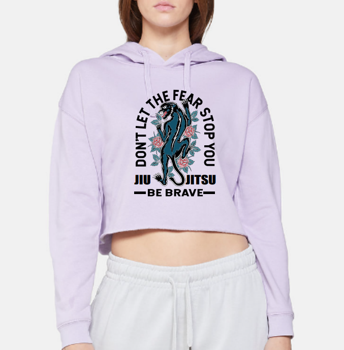 FEMALE BE BRAVE CROP PULLOVER HOODIE