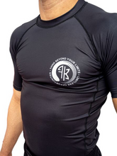 Load image into Gallery viewer, FEMALE LIMITLESS S/S RASH GUARD - BLACK/WHITE (LIMITED STOCK)
