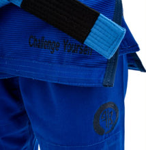 Load image into Gallery viewer, THE CHALLENGER 2.0 FEMALE JIU JITSU GI - BLUE (FREE WHITE BELT)
