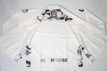Load image into Gallery viewer, KIDS MILITARY COMBAT JIU JITSU GI - WHITE/GREY (LIMITED STOCK)
