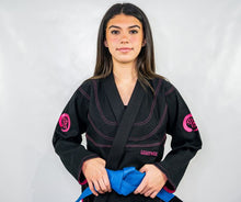 Load image into Gallery viewer, LIGHT WEIGHT FEMALE JIU JITSU GI - BLACK
