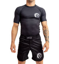 Load image into Gallery viewer, LIMITLESS MEN&#39;S SHORTS - BLACK/WHITE (LIMITED STOCK)
